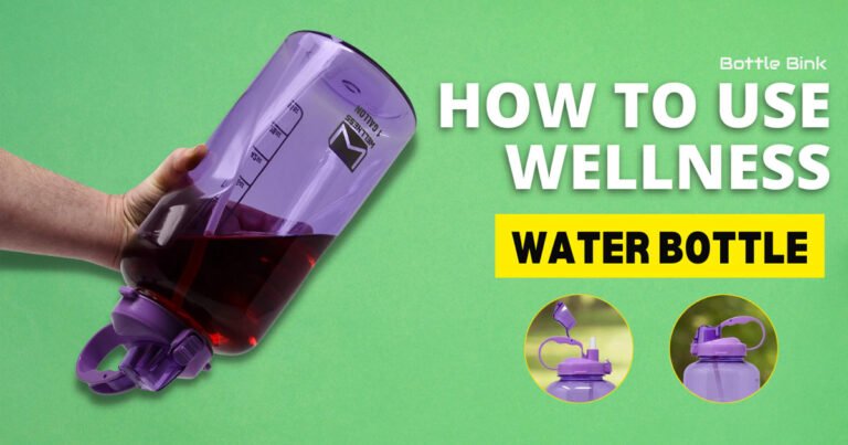 Wellness Water Bottle With Straw
