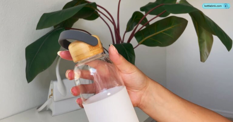 Glass Water Bottle With Wide Mouth