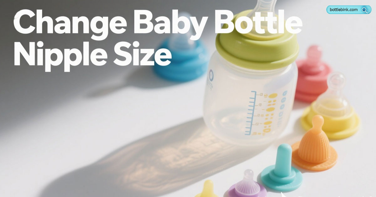 Change Baby Bottle Nipple Size