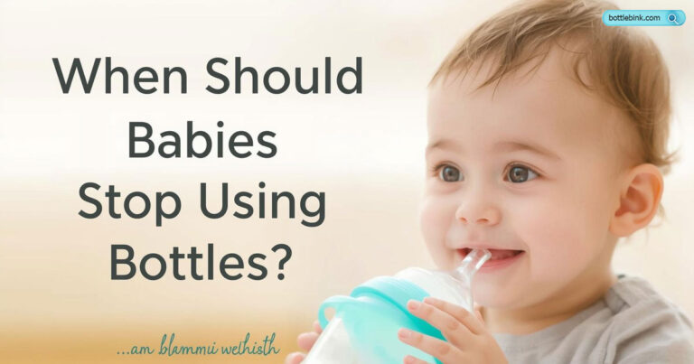 When Should Babies Stop Using Bottles