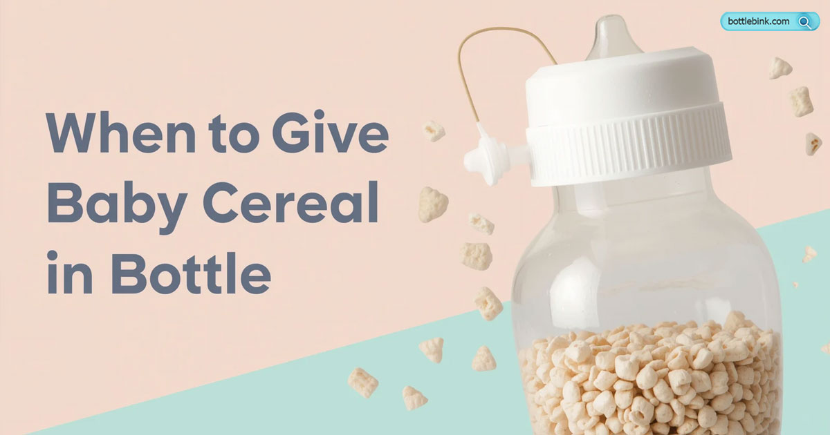 When to Give Baby Cereal in Bottle? Expert Tips for Parents